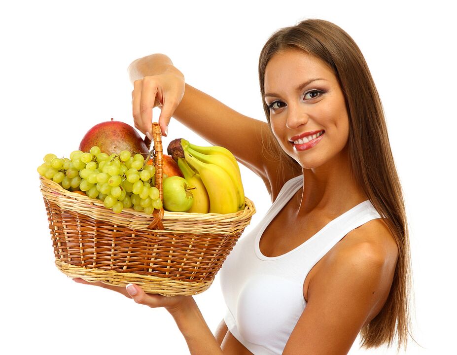 Eating healthy vegetables and fruits can help with weight loss